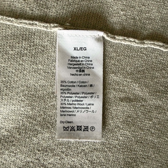 J.Crew Sophie Open Front Sweater Blazer Women’s XL Light Gray Office Workwear - Picture 6 of 8